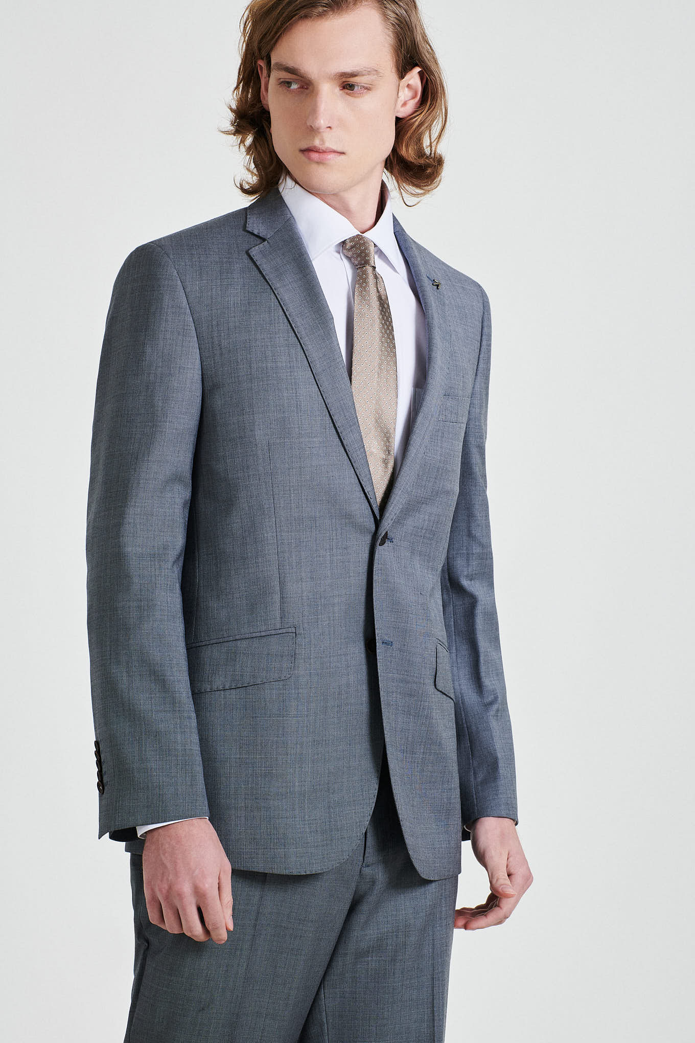 Suit Grey Formal Man
