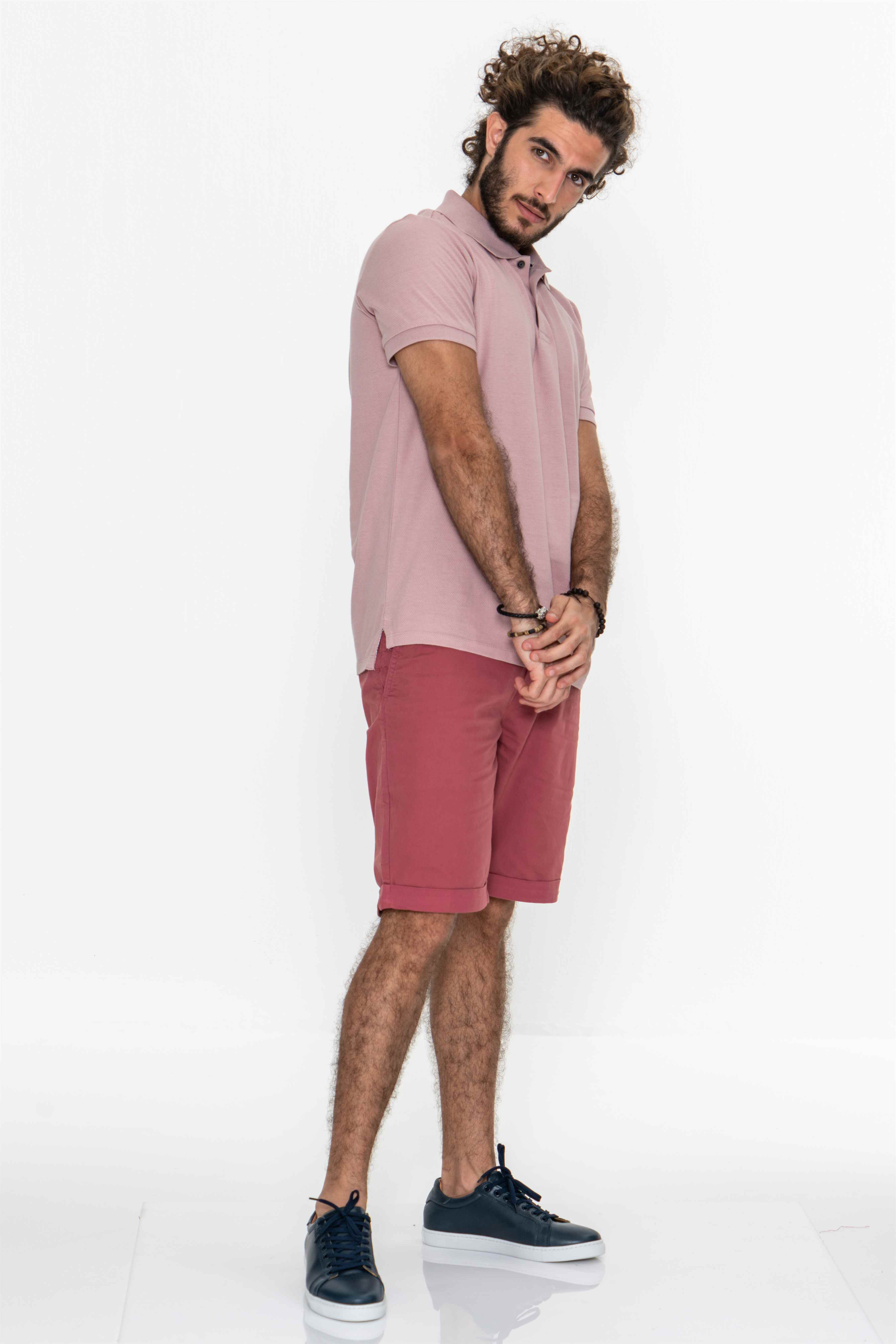Bermuda Pale Pink Casual Man