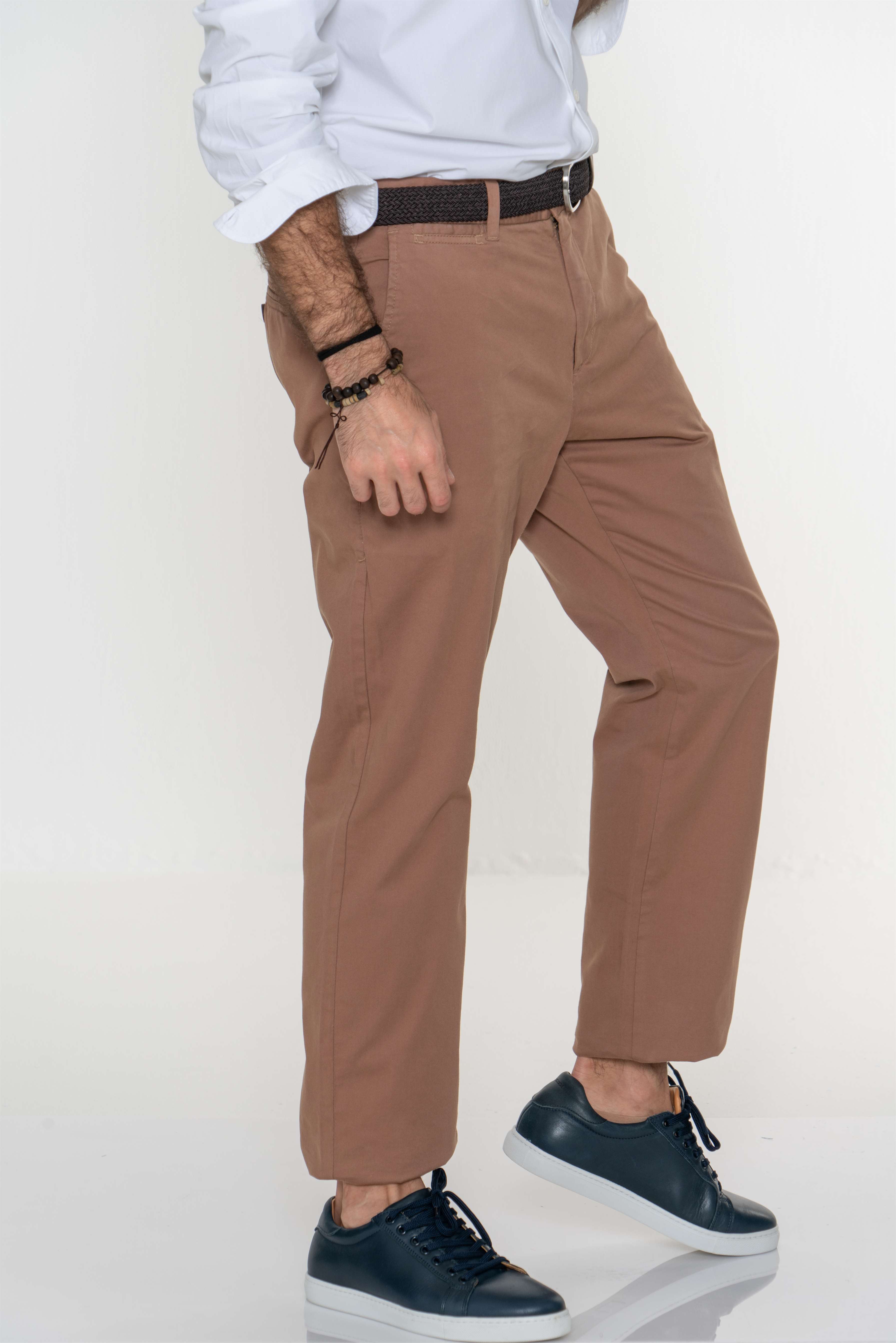 Chino Trousers Camel Casual Man