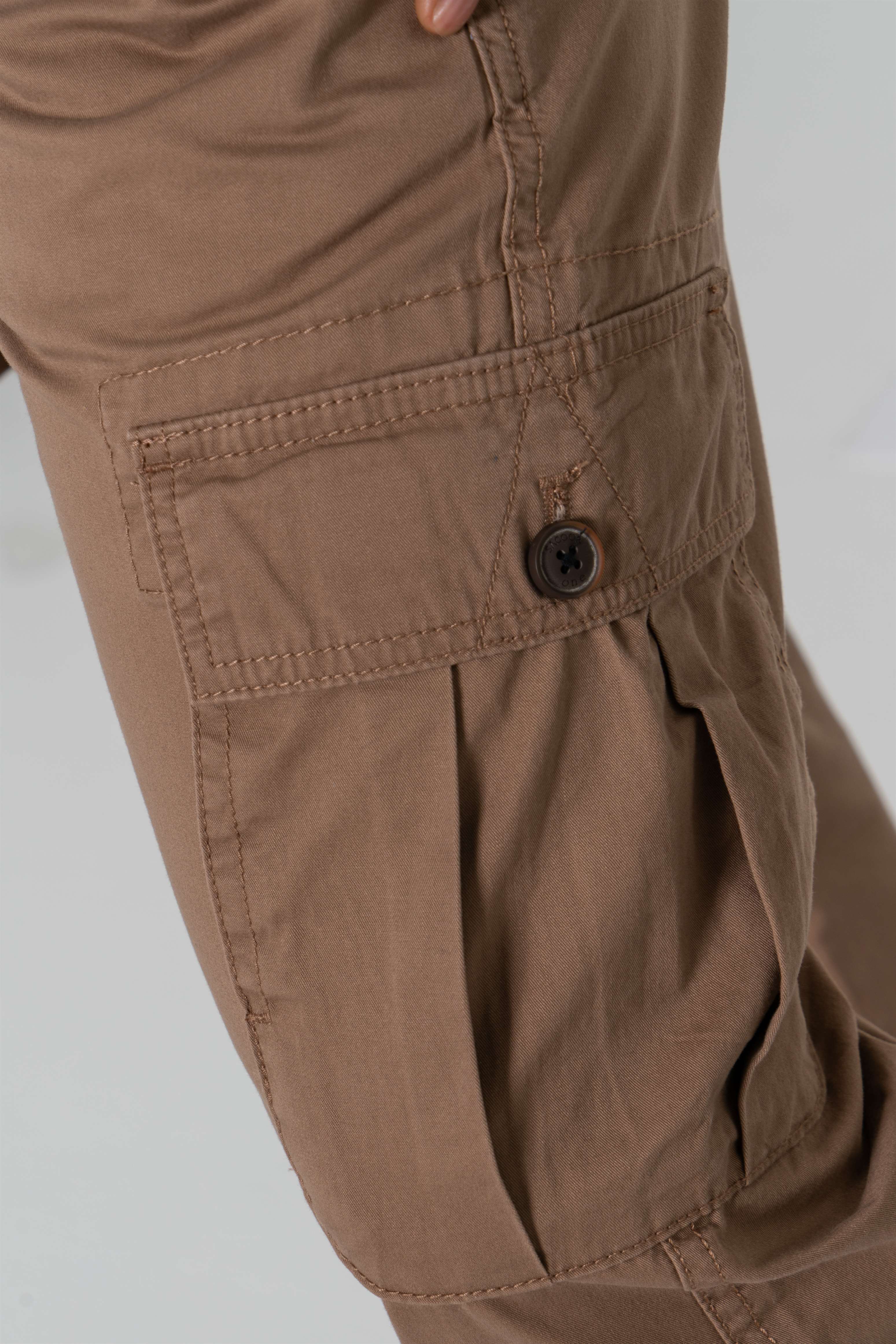 Cargo Trousers Camel Casual Man