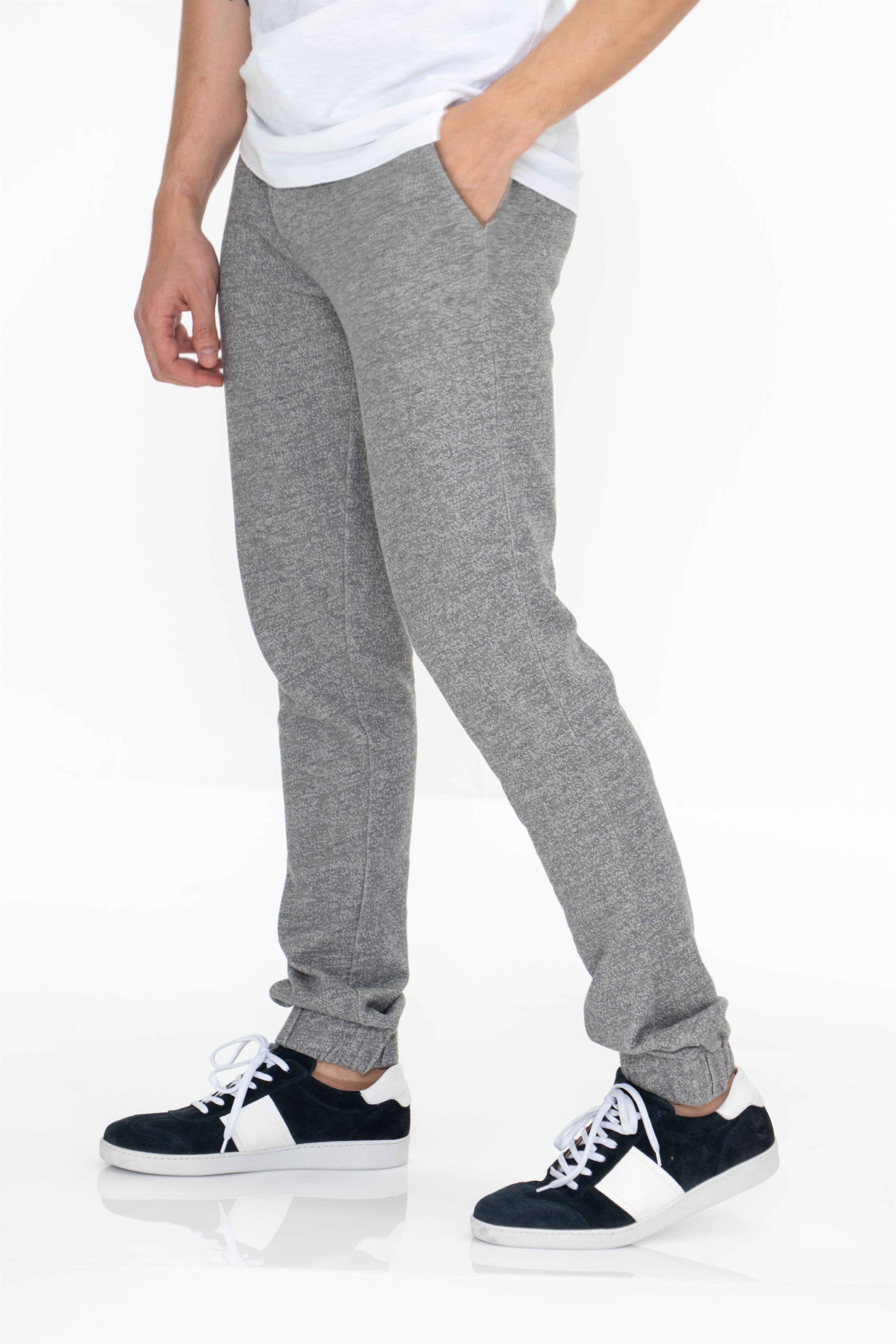 Sportswear Trousers Mix Grey Casual Man