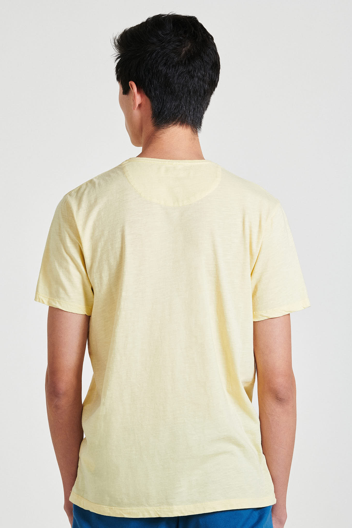T-Shirt Amarelo Claro Sport Homem