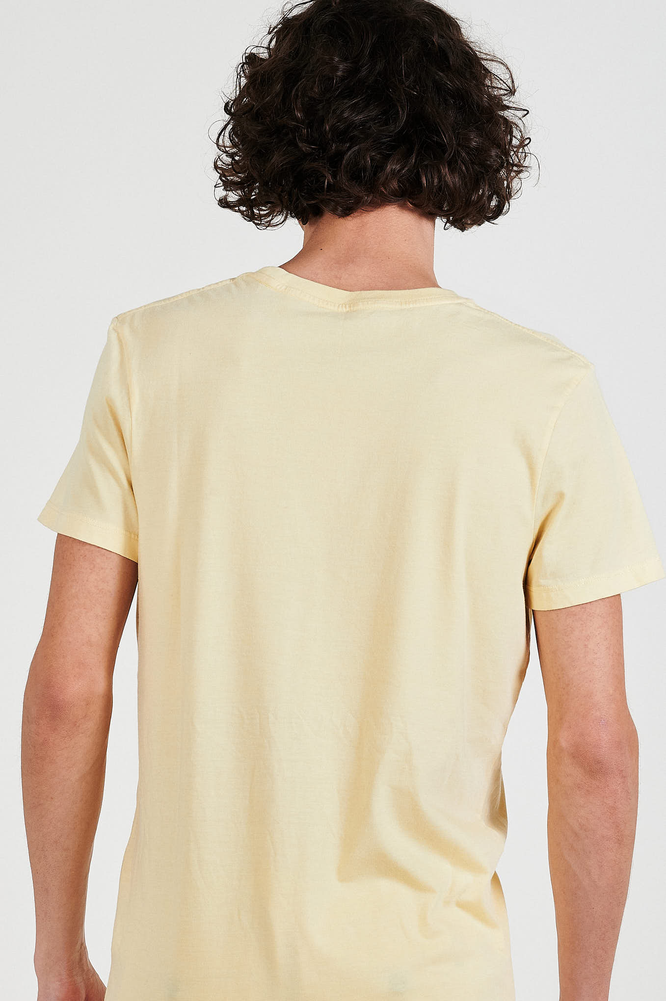 T-Shirt Light Yellow Sport Man