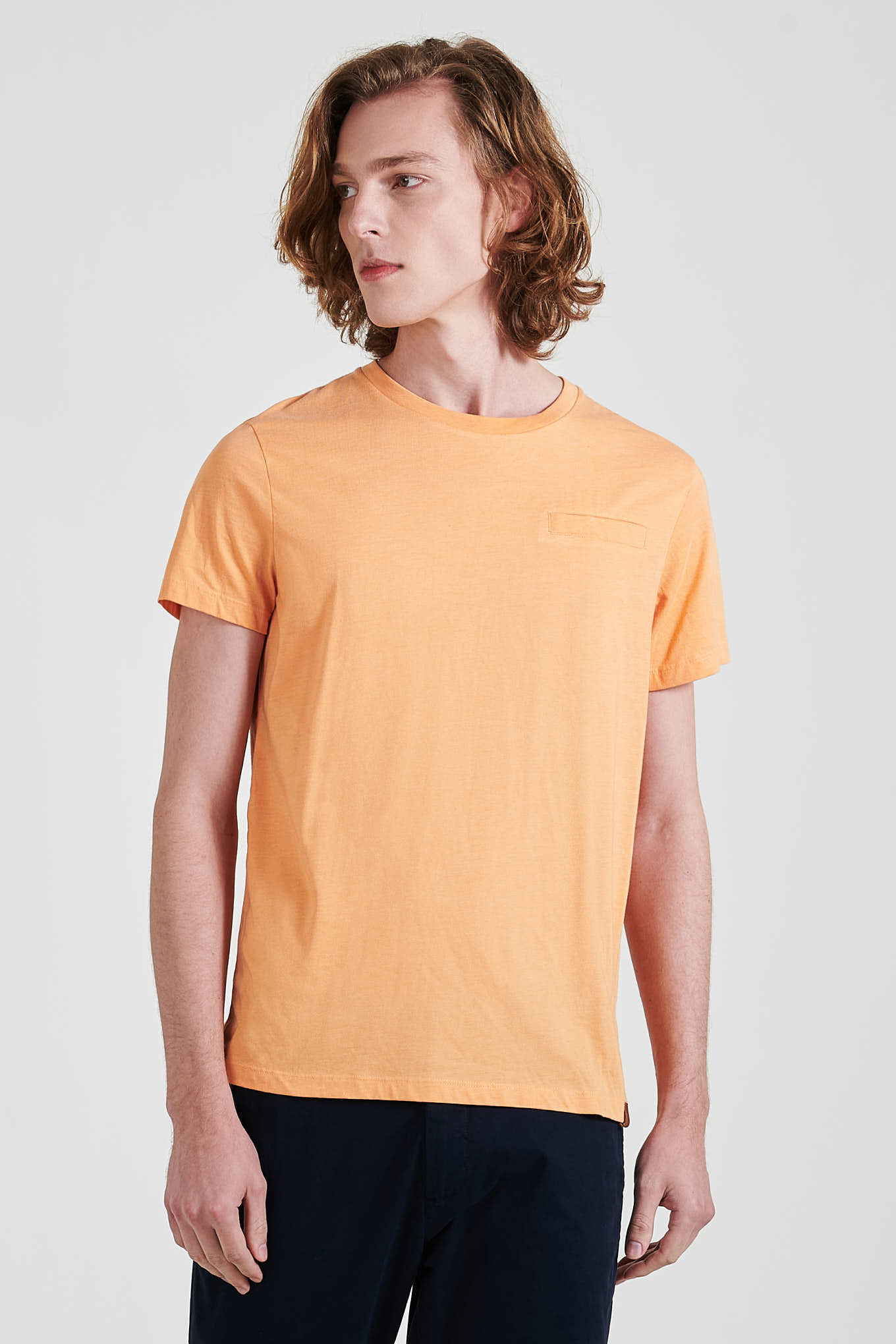 T-Shirt Orange Sport Man