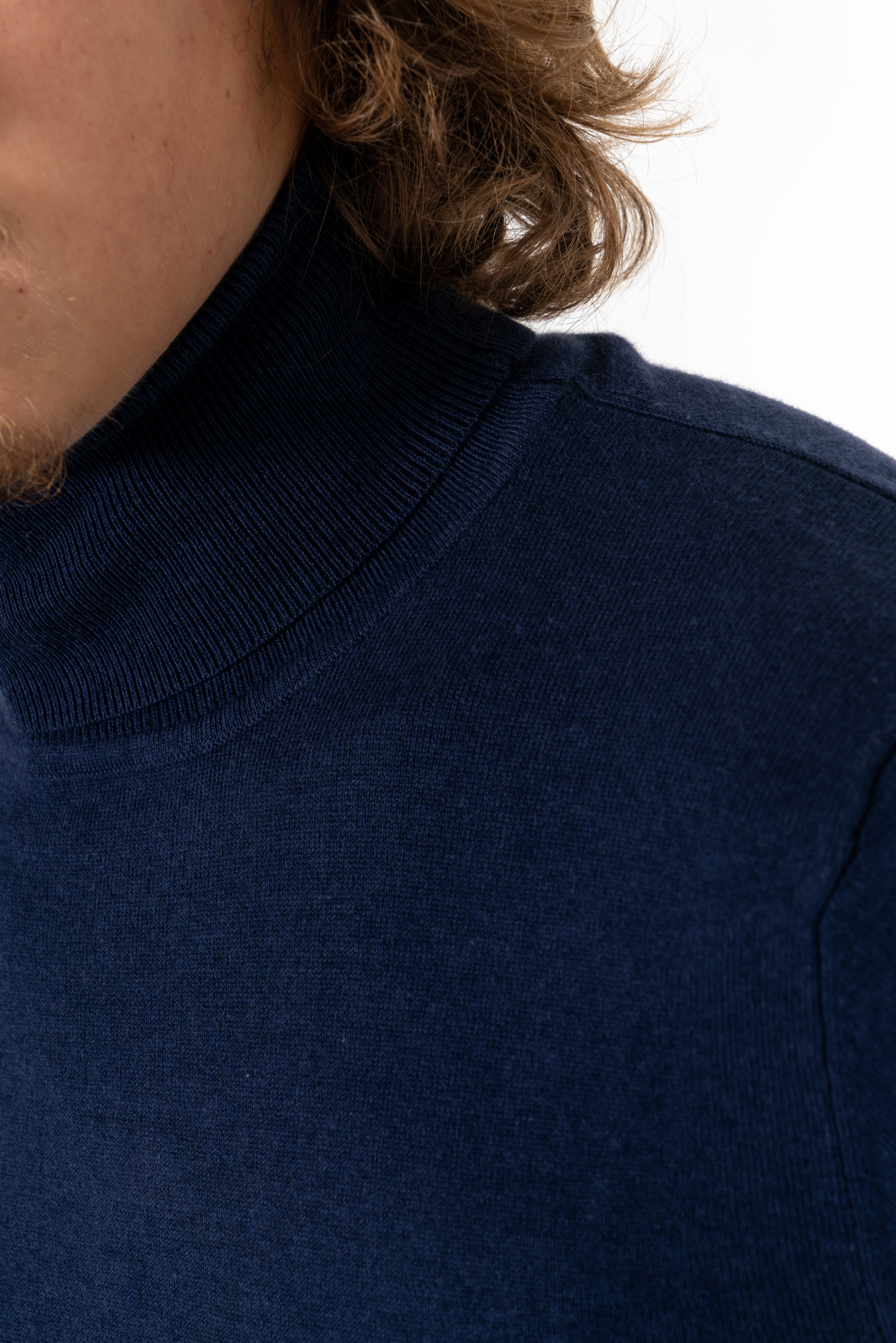 Sweater Dark Blue Casual Man