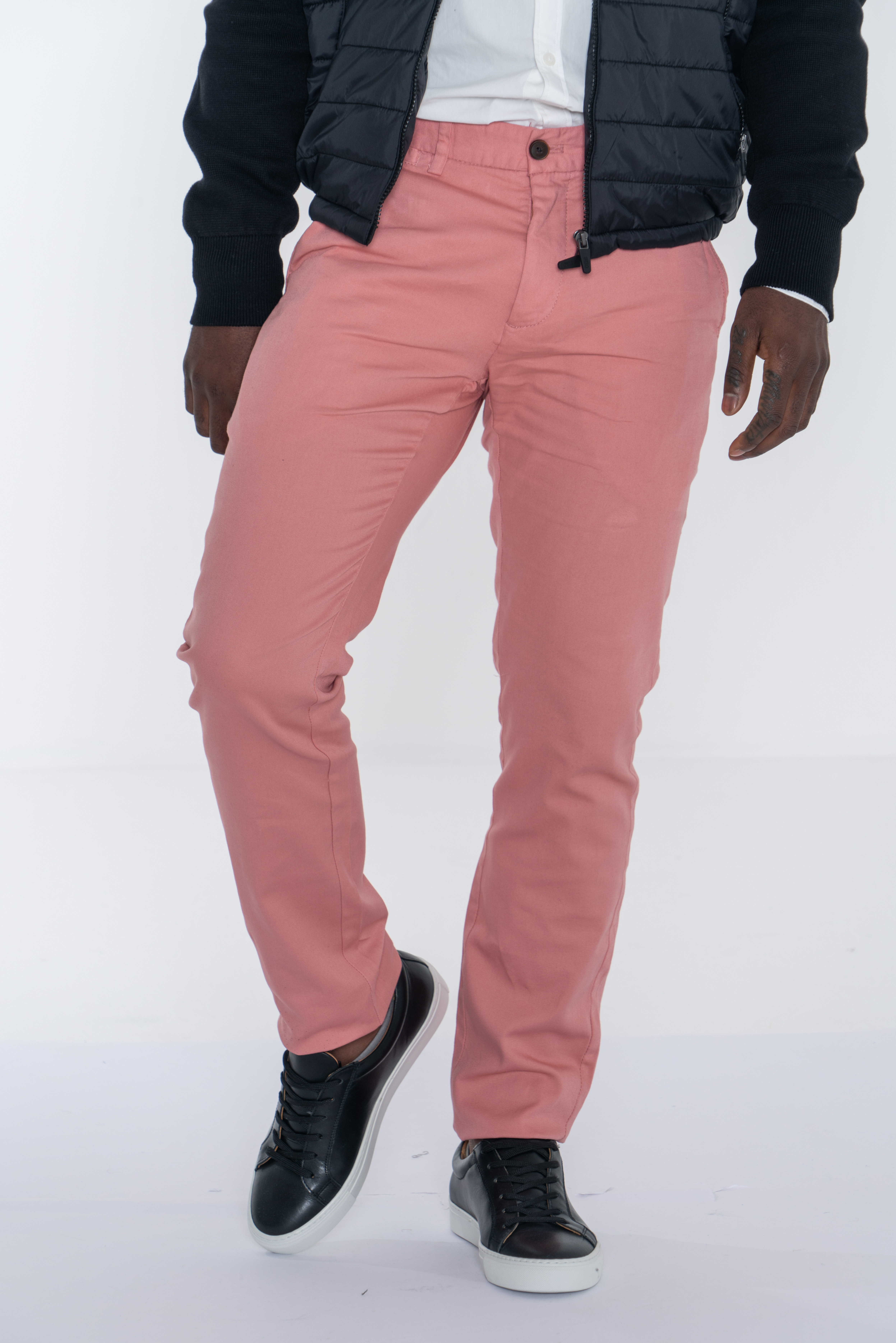 Chino Trousers Pale Pink Casual Man